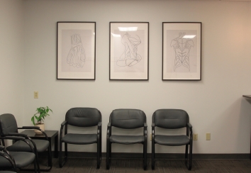Acadia Physiotherapy waiting area